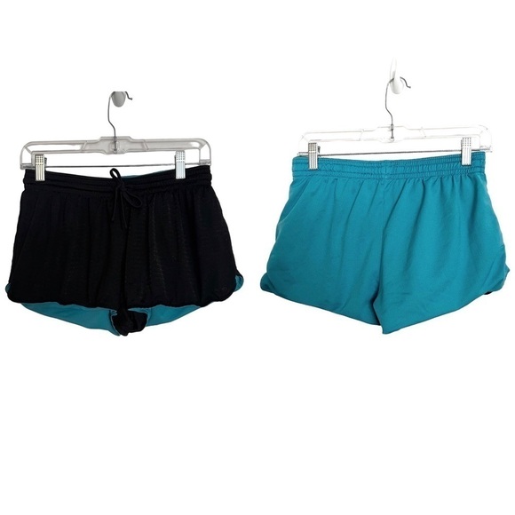 C9 By Champion Black Light Blue Reversible Pull On Shorts Approx XS - Picture 1 of 8
